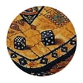 thumbnail image 4 of HAOXIT Africa Table Cover for Kids Boys Teens Figure with Drum Print Table Cloth for Dining Kitchen Home Decor Tribal Art Tablecloths, Round 31-35, 4 of 8