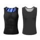thumbnail image 4 of 26-27 New Upgraded Men Gym Underwear Skin-friendly. Multi-function Instant Flat Abdomen Effect Silver Breathable Slimming Body Shapers Vest, 4 of 4