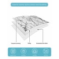 thumbnail image 5 of Quilts Full Size Bedding Set, Black White Botanical Lightweight Quilted Comforter, Vintage Floral Plants Branch Soft Reversible Bedspread Coverlet with Pillow Covers for All Season, 78" x 90", 5 of 7