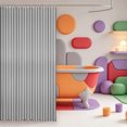 thumbnail image 3 of Erosebridal Abstract Striped Shower Curtain 72Wx72L,Geometric Line Pattern Bathroom Curtain, 3 of 5