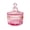 C, variant on HOARBOEG Vintage Ribbed Glass Jar with Lid, Apothecary Candy Jar for Countertop, Clear Glass Canister for Trinket Storage, Kitchen Cookie or Bathroom Cotton Holder