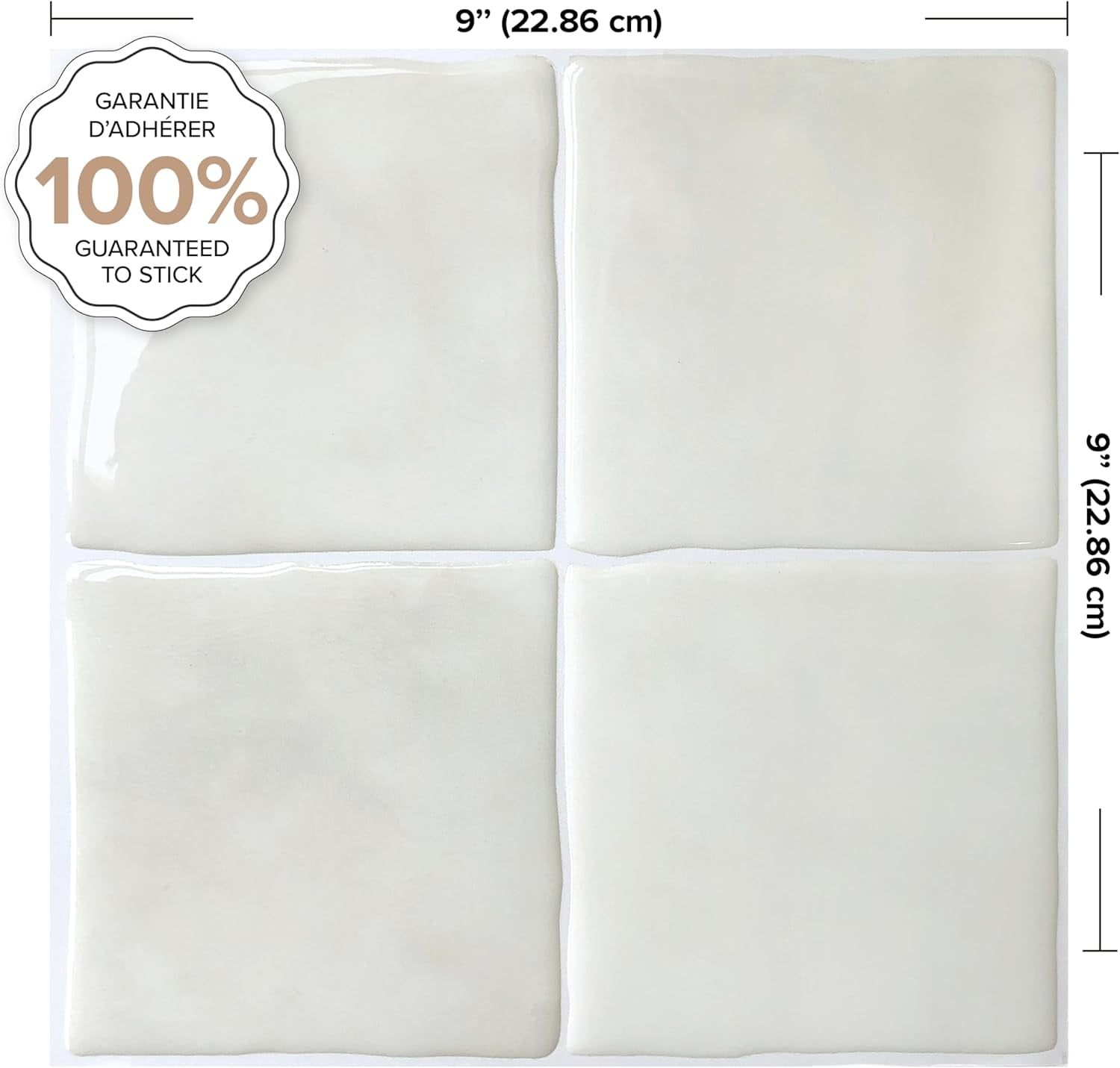 20-Pack Kitchen Backsplash Tile Peel and Stick - 3D Adhesive Peel and Stick Tile Backsplash for Kitchen, Bathroom, Wall Tile