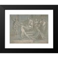 thumbnail image 2 of Biagio Pupini 14x12 Black Modern Framed Museum Art Print Titled - The Judgment of Solomon, After Raphael (1511-51), 2 of 5