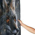 Black animal Shower Curtain Waterproof Shower Curtains for Bathroom