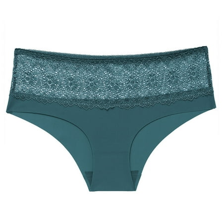 Generic Womens Underwear Cotton Bikini Panties Lace Soft Hipster Panty Ladies Stretch Full Briefs