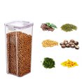 thumbnail image 4 of La venta Recipientes herméticos para almacenamiento de alimentos, botes de plástico transparente para cocina, tarro sellado con tapas de fácil cierre, 4 of 4
