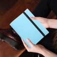 thumbnail image 4 of FUEENIRVA Gaming Card Binder Sky Blue Container with Sealing Pages for Collector Card Protection, 4 of 7