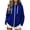 Blue, variant on Hurxie Women's Full Zip Up Hoodie Long Sleeve Hooded Sweatshirts Pockets Jacket Coat for Women Red,M