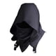 thumbnail image 4 of Sombrero con capucha, accesorio para fotografía, fiesta, hechicero, festival, bufanda con capucha Negro, 4 of 8
