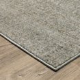 thumbnail image 3 of Woven Trends Athens - MAL01 - Modern Style, Distressed Abstract Pattern, Stain Resistant & Pet Friendly, Living Room, Dining Room, Office, High Pile Polyester Area Rug in Grey - 8' x 11', 3 of 5
