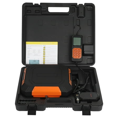 Accreate High Precision 220LB Digital Refrigerant Charging Scale with Case for HVAC, APP Operated Electronic Weight Scale