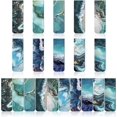 thumbnail image 1 of Magnetic Bookmarks Magnet Page Markers Assorted Book Markers Durable Magnetic Page Clip for Students Teachers Reading, Multi Ocean Patterns (20 Pieces, 1 of 4