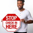 thumbnail image 2 of Stop Check In Here Sign,, 2 of 8