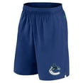 thumbnail image 2 of Men's Fanatics  Blue Vancouver Canucks Authentic Pro Tech Shorts, 2 of 4