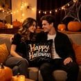 thumbnail image 6 of Halloween Pillow Covers 18x18 Ghost Pumpkin Digital Print Throw Pillow Cases, Spooky Decorative Cushion Covers for Couch Sofa Bedroom, Soft Polyester Halloween Decor by OVFUIZ, 6 of 7