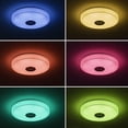 thumbnail image 4 of Transemion White High Hyaline Acrylic Mask Lighting Fixtures Control Atmosphere With Mobile App Color 24W 30CM, 4 of 6
