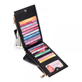 thumbnail image 3 of Slim Wallet – Minimalist Bifold Front Pocket Wallet RFID Blocking Credit Card Holder Cross Stripe Zipper Pocket Wallet, Rfid Wallet, 3 of 3