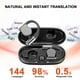 thumbnail image 3 of Auriculares de traducción AMZISH AI Real Time 144 idiomas negros, 3 of 9