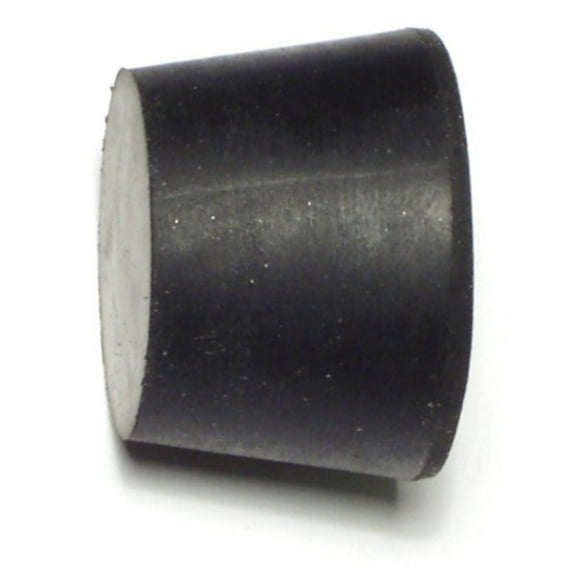1-1/2" x 1-3/16" x 1" #7 Black Rubber Stoppers (6 pcs.)
