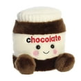 thumbnail image 2 of Aurora - Mini Brown Palm Pals - 4.5" Silky Chocolate Spread - Adorable Stuffed Animal, 2 of 4