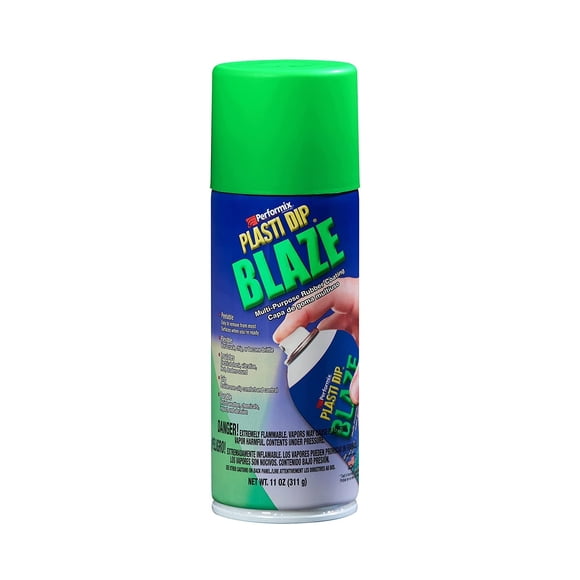 Spray de Recubrimiento de Caucho Plasti Dip Verde Llama 11oz – Acabado Fluorescente, Desprendible, Flexible, Multipropósito – Requiere Capa Base Blanca