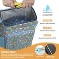 thumbnail image 4 of Bright Colorful Floral Print Cooler Bag - 20L Soft Cooler with Long-Lasting Insulation, Perfect for Parties, 4 of 6
