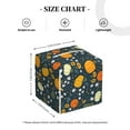 thumbnail image 4 of Fotbe Pumpkin Porta Pañuelos Decorativo de Cuero, Caja Cuadrada Moderna para Pañuelos Faciales, Organizador y Dispensador 5x5x5'', 4 of 7
