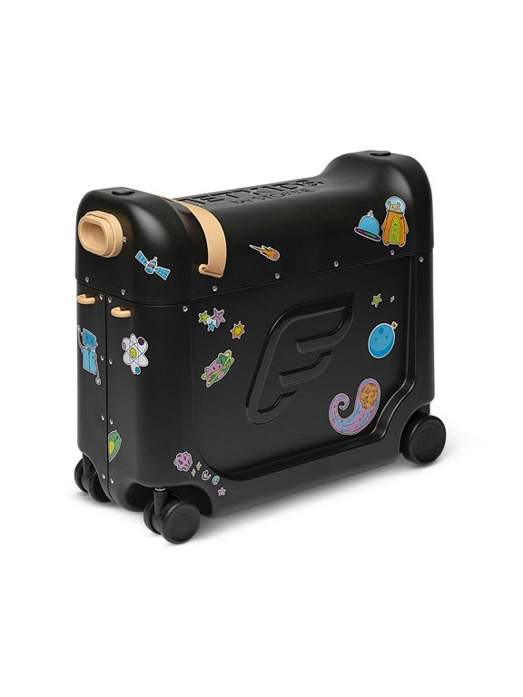 BedBox, Lunar Eclipse - Kid's Ride-On Suitcase & in-Flight Bed - Help Your Child Relax & Sleep on The Plane - Approved by Many Airlines - Best for Ages 3-7