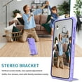 thumbnail image 4 of for Samsung Galaxy S23 Case with Slide Camera Cover, [Military Drop Protection] [Snug Touch] Hard Back and Soft Edge Phone Case with Stereo Bracket for Samsung Galaxy S23 6.1" LTT Purple, 4 of 18
