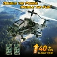 thumbnail image 3 of JoyStone RC Helicopter, 2.4GHz Remote Control Helicopter (AH-64) with 3 Speed Modes, 30+ Min Flight Time, LED Lights & Altitude Hold, RC Toys for Boys Girls Beginner, Green, 3 of 9