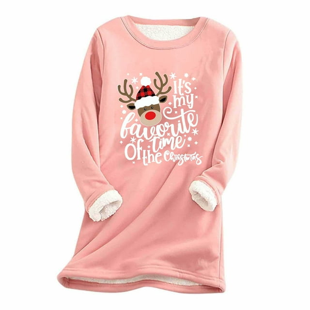 Hot6sl Women's Printed Round Neck Long Sleeved Top