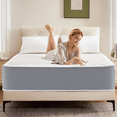 thumbnail image 2 of 10 Inch Foam and Spring Hybrid Mattress, Queen Size, Medium Firm, Durable Support, Mattress in Box, 2 of 7