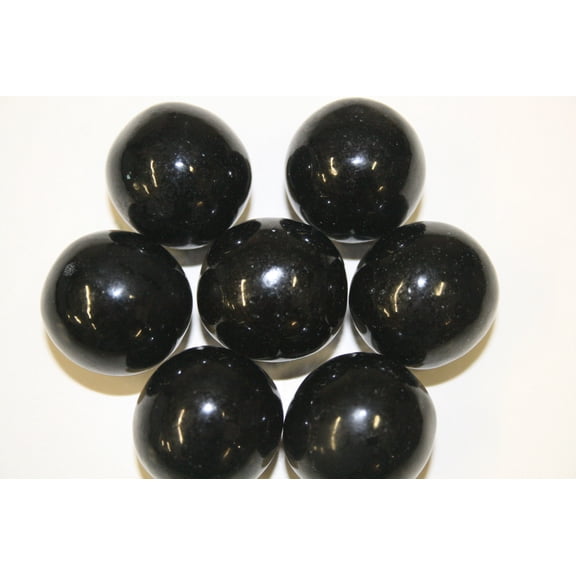 GUMBALLS BLACK 25mm or 1 inch (57 count), 1LB