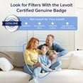 thumbnail image 6 of LEVOIT Air Purifier for Home Large Room Bedroom Up to 1110 Ft² with Air Quality Monitor, Smart WiFi, Washable Pre-Filter, HEPA Sleep Mode for Pets, Allergies, Dust, Pollen, Vital 100S-P, White, 6 of 10