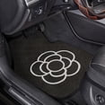 thumbnail image 4 of Trayknick Tapis de Sol de Voiture Lignes de Fleurs Exquises PVC Tapis de Sol avant Robuste pour Véhicules, 4 of 13