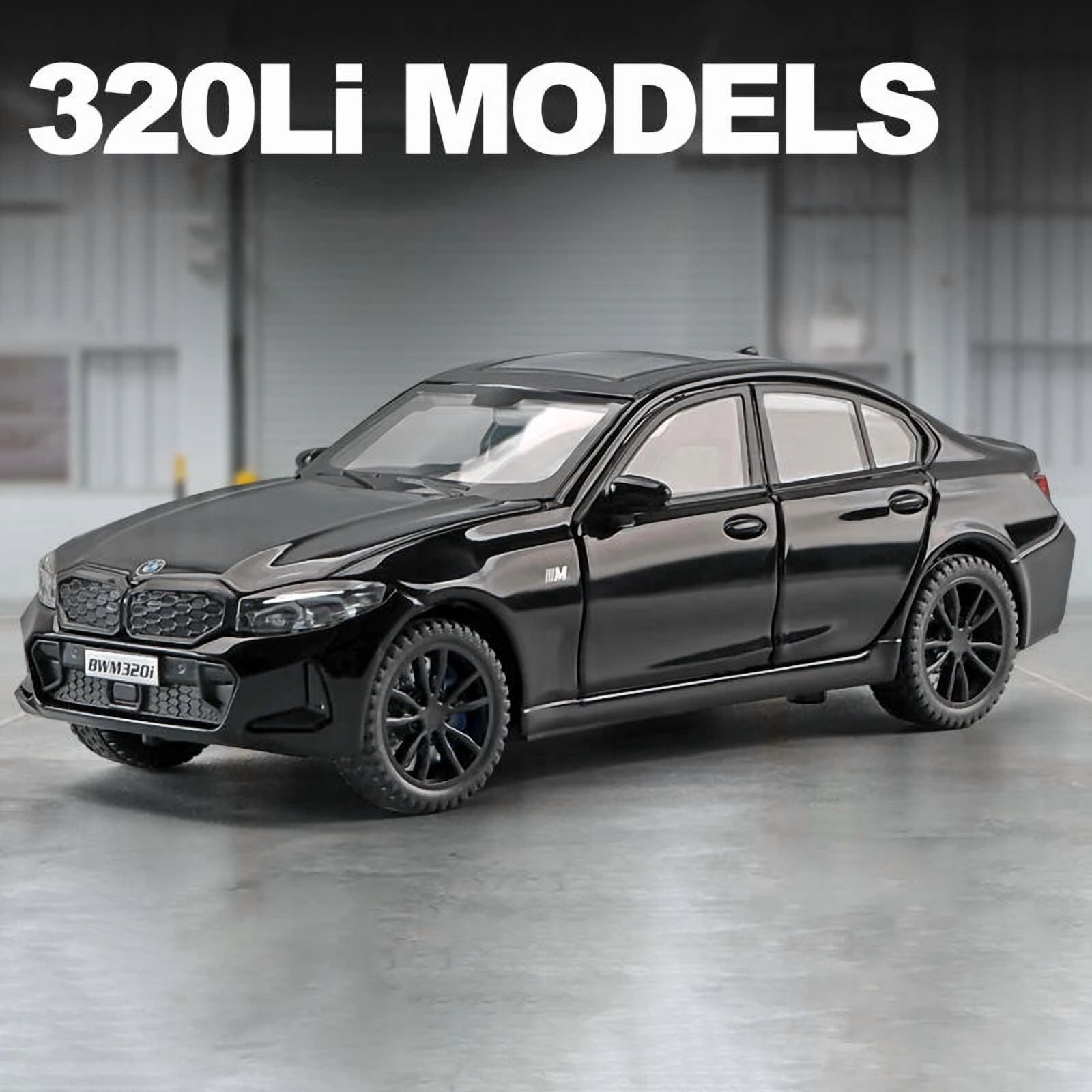 1:32 BMW 320i THE 3 2025 Alloy Model Car Toy Diecasts Casting Sound and Light Car Toys For Children Vehicle