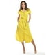 thumbnail image 1 of Vestido camisero de lino Roman Fashion / Juvenil, 2107 (Mostaza) ocre M, 1 of 6