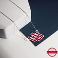 thumbnail image 3 of Picturesongold.Com Color Enamel Intertwined U Necklace Unisex Adult - 14k Rose Gold Plated, 3 of 5