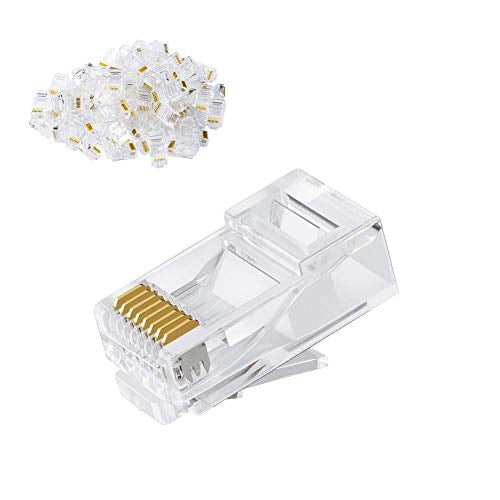 Cat6 RJ45 Ends, CableCreation 100PACK Cat6 Connector, Cat6 / Cat5e