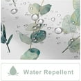 thumbnail image 6 of Shower Curtain Green Plants for Bathroom Waterproof Quick-Drying Eucalyptus Leaves Shower Curtain Set with Hooks 84x72 Inch, 6 of 6