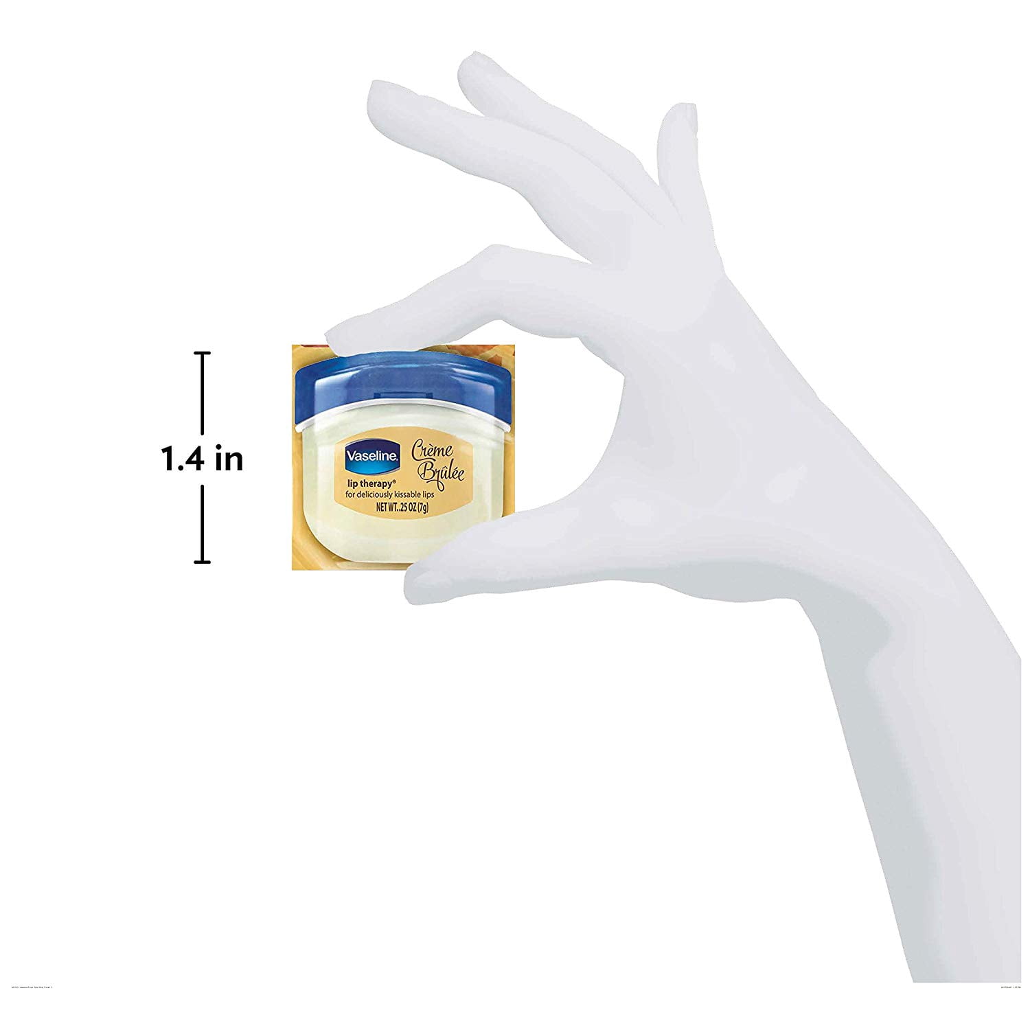 Vaseline Lip Therapy Creme Brulee .25 oz.  (Set of 12)