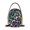 Abstract Fusion, variant on IAUYY Small Crossbody Bags for Women 15*21*8cm Leather Purses for Women Removable Strap with 3 Zipper Pocket Applicable to Birthday Gifts for Women,An Black and White Style