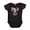 Black, variant on CafePress - Red Day Of The Dead Sugar Skull Baby Elephant Body - Cute Infant Bodysuit Baby Romper - Size Newborn - 24 Months