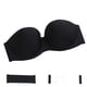 thumbnail image 4 of Sujetador sin tirantes Sujetador sin costuras invisible antideslizante Ropa interior Hacer subir sexy para vestido de novia, Negro, D kenally AP001173-04B, 4 of 7