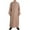 Khaki, variant on Bcfgryg Men's Muslim Clothes with Pockets Button Down Long Gown Clothes Beige