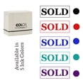 thumbnail image 7 of Printtoo Sold Self Inking Rubber Stamp Pre-Inked Office Stamp- Home Office Business Stationery, 47 x 20 mm Green, 7 of 7