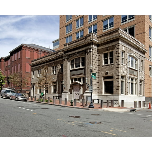 Print: Small Office Building, Bud Doggett's Way And G Pl., NW, Washington