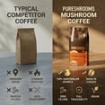 thumbnail image 4 of PureShrooms Mushroom Ground Coffee | Mind & Body | Single Origin Medium Roast with Organic Lion’s Mane, Reishi & Cordyceps | Clean Energy & Focus | Made in Canada, 340g, 4 of 7