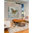 thumbnail image 5 of Marmont Hill "Blue Linen Butterfly" Painting Print on Canvas, 5 of 7