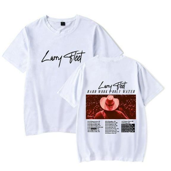 Larry Fleet Tour 2025 Tshirt Women Men Casual Printed Trend Fashion Summer Tops Tee